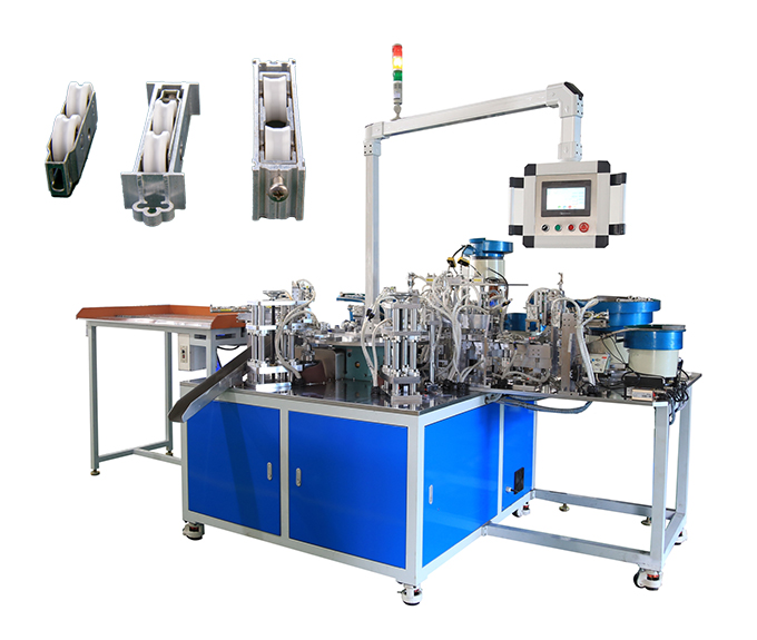 Automatic assembly machine for window pulley