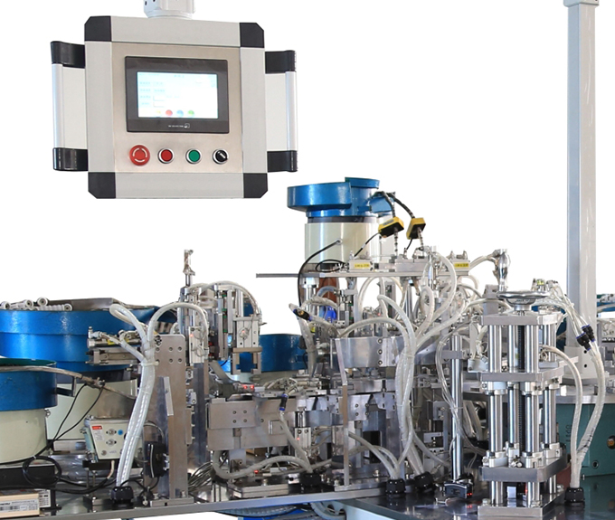 Automatic assembly machine for window pulley